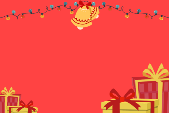 Christmas Background Red: Bold Illustrations for Festive Brands