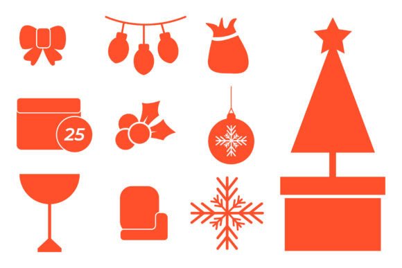Christmas Decor Ornament Clipart: Premium Illustrations