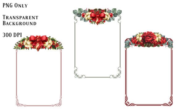 Christmas Frames 10: Festive Illustrations for Brands