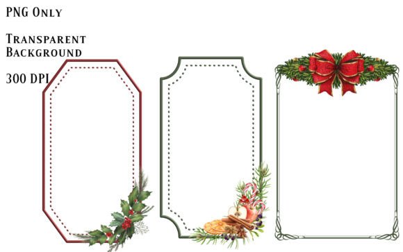 Christmas Frames 9: Premium Illustrations for Holiday Branding