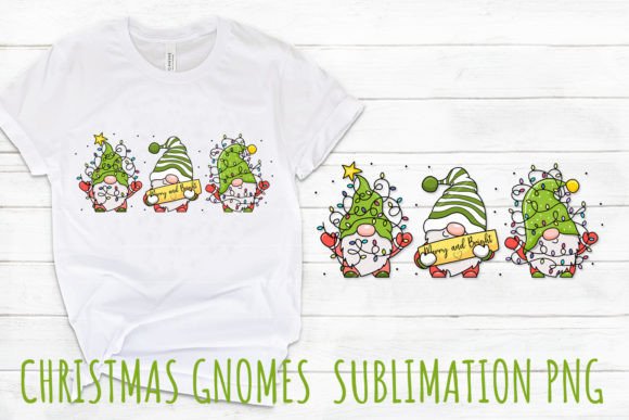 Christmas Gnomes PNG: Festive Illustrations for Brands