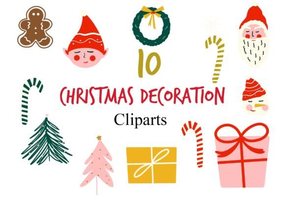 Cute Christmas Decorative Clipart: A Designer's Review