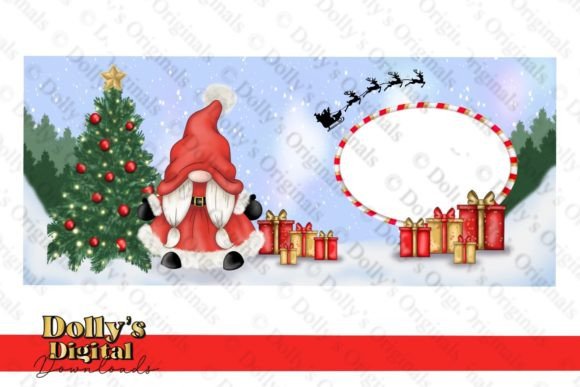 Mrs Claus Christmas Gnome Mug Wrap Review: Illustrations