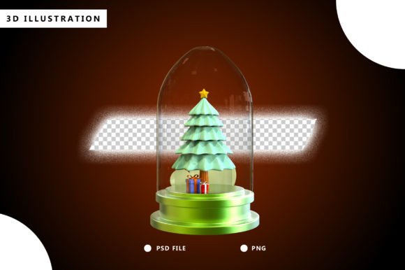 Review: 3D Christmas Snow Globe with Tree Design