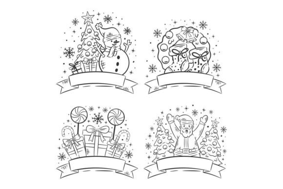 Review: Hand Drawn Christmas Badge Collection for Real Projects