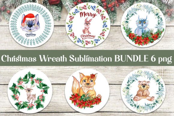Watercolor Christmas Animal Clipart: Subtle Illustrations